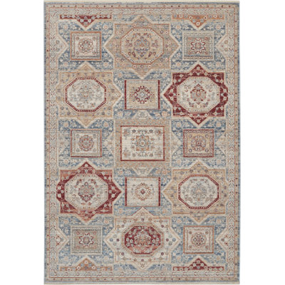 Tapis bleu Annalisa