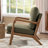 25.59'' Wide Upholstered Fabric Accent Armchair With Solid Wood Leg (Set of 8)   -1602981188
