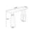 Black Straight Solid Wood Bar Table