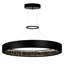 Lustre à DEL noir mat - Plafonnier moderne à intensité variable minimaliste-1172230941-1134838864