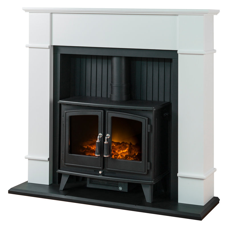 Oxford Adam 121 cm W Electric Fireplace with 6824.28 BTU