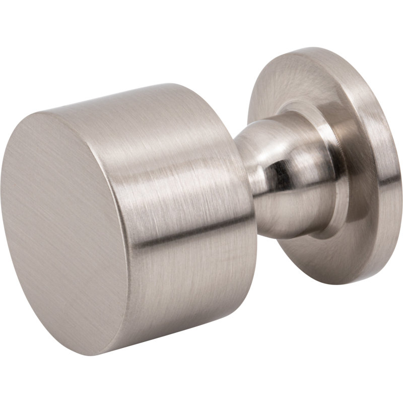 Dante Round Knob, Brushed Satin Nickel, 1"