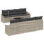 233cm Wide Patio Sofa with Cushions
