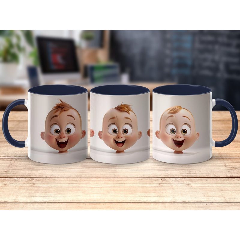 Ceramic Coffee Mug, Navy