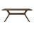 Muhsina Cross Leg Rectangular Dining Table-786504166-804823994