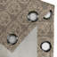 Rideau décoratif victorien à 2 panneaux avec œillets Astoria Grand, 50 po x 54 po, brun taupe chaud-575631052