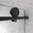 Frameless One Fixed And One Shifted Shower Door, 70Mm 304 Stainless Steel Large Pulleys With Adjustable Soft Closing Function-120178917