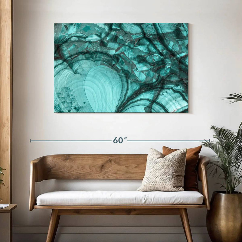 Alvord Malachite Stone, 30" H x 45" W