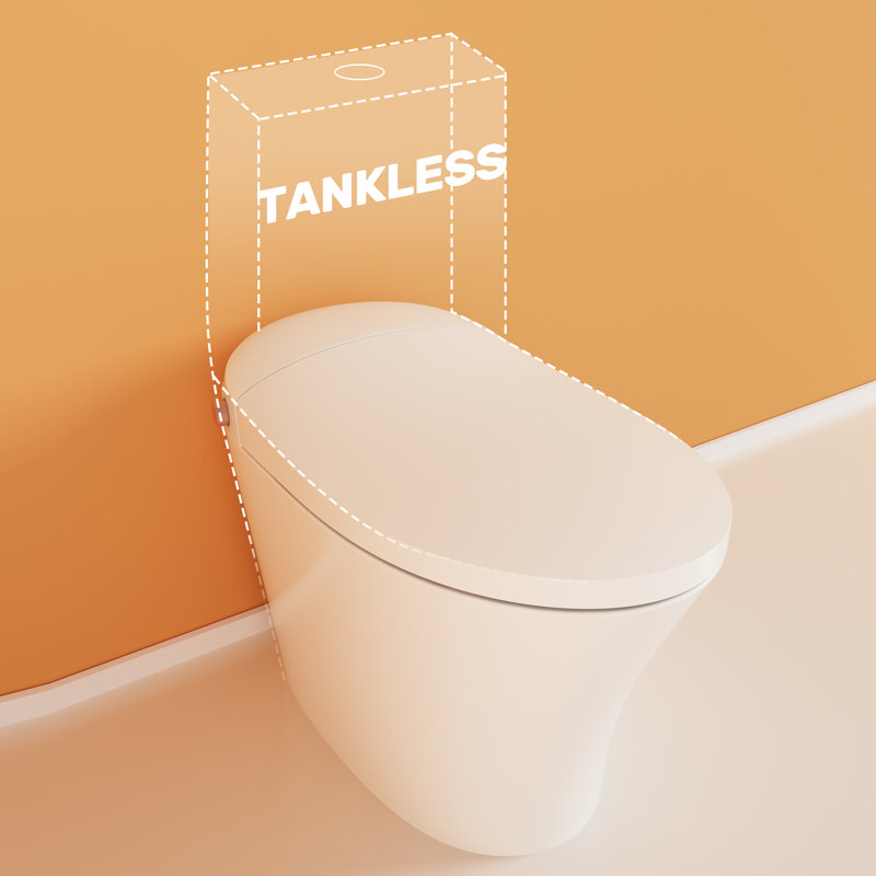 Calla Smart Bidet Toilet - Instant Warm Water Multi-Mode Cleaning, 4-Level Heated Seat, Antibacterial Surface, Multi-Level Safety Protection, Auto Flush, Energy-Saving