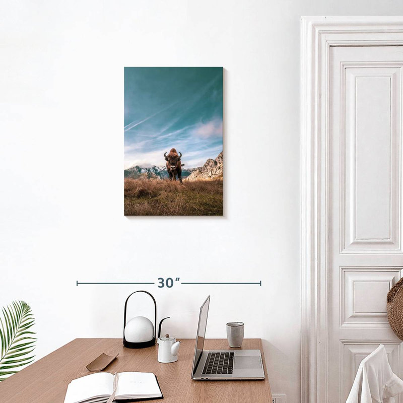 Brampt Bison, 24" H x 16" W