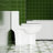 1.1/1.6 GPF Tornado Flush One-Piece Toilets for bathrooms,Button on the Tank top,Water-Saving Elongated Comfort Height Floor Mounted, Soft Closing Seat,Powerful Dual Flush MAP 1000g,Gloss White GW-003