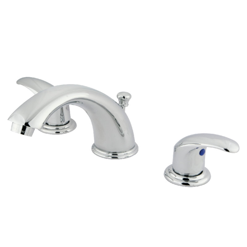 Robinet de salle de bain espacé Kingston, Chrome poli