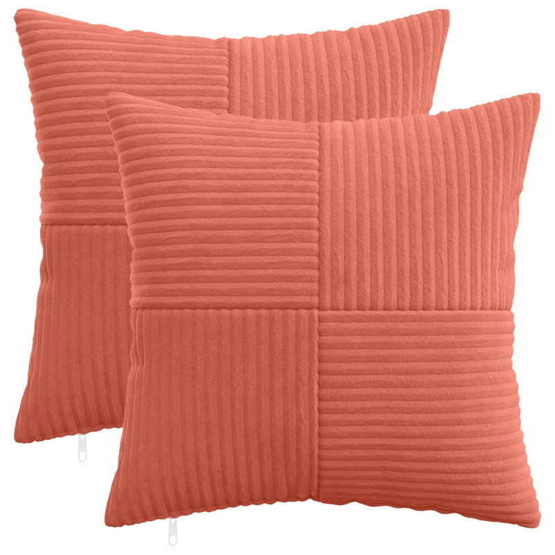 Cushion Cover, Square 45cm, Red Orange