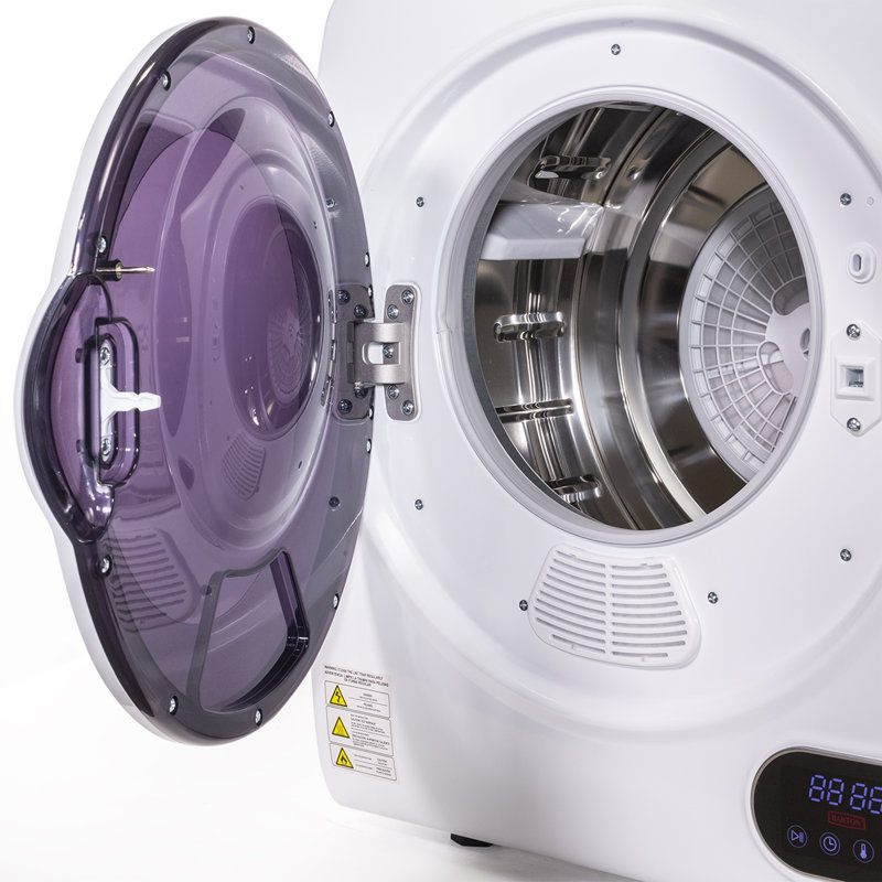 Sécheuse portative compacte Erica pi: compagnon de lessive efficace, Blanc