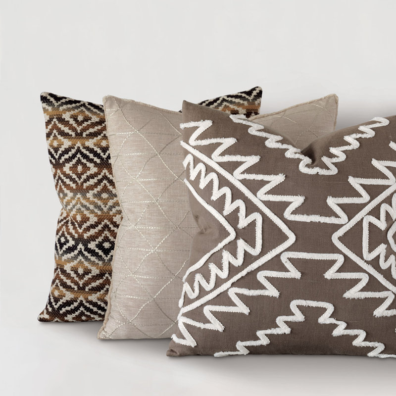 Maya Linen Square Pillow Cover & Insert