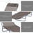 Outdoor Folding Chaise Lounge Chair Tanning Chair With Reclining Back-831480527