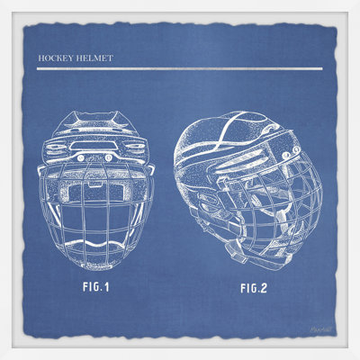 " Hockey Helmet Blueprint "