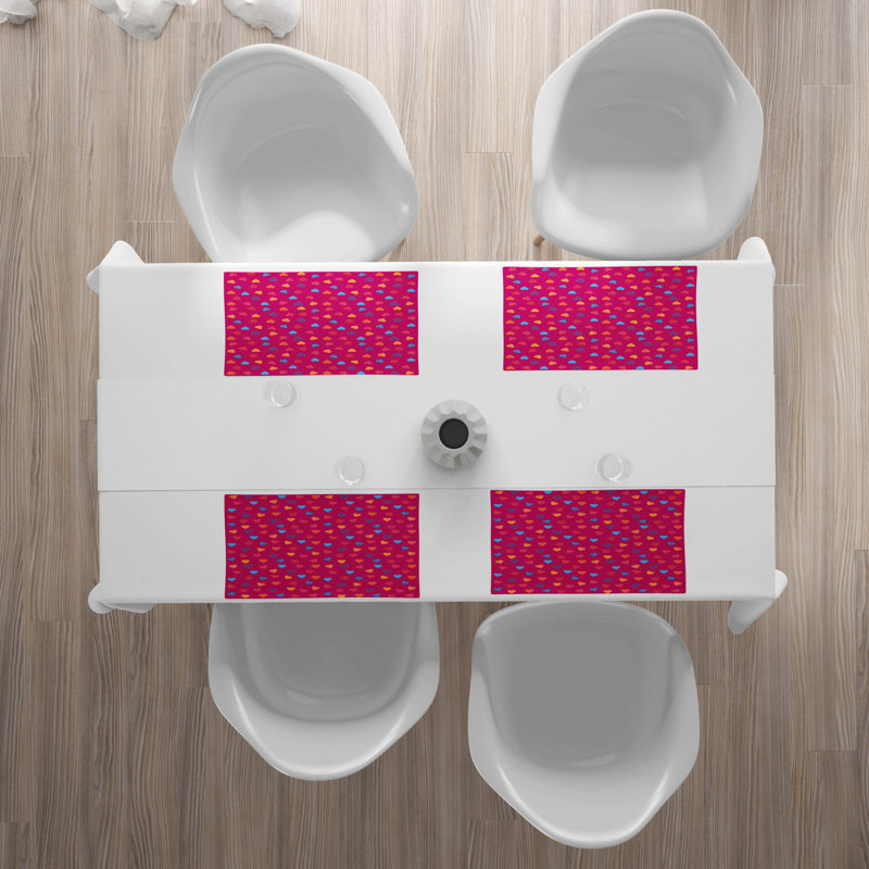 Polyester Abstract Rectangle Placemat