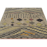 Moroccan Hand Knotted Geometric Area Rug