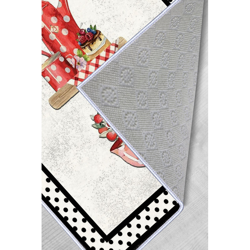 Soft & Durable Area Rug, 5.2 x 7.5 Feet, 100% Polyester, 650 g/m², 0.3 in Pile Height | Non-Slip PVC Dot Underside | Machine Washable, 3D Digital Print | Perfect for Living Room, Bedroom & Office Decor