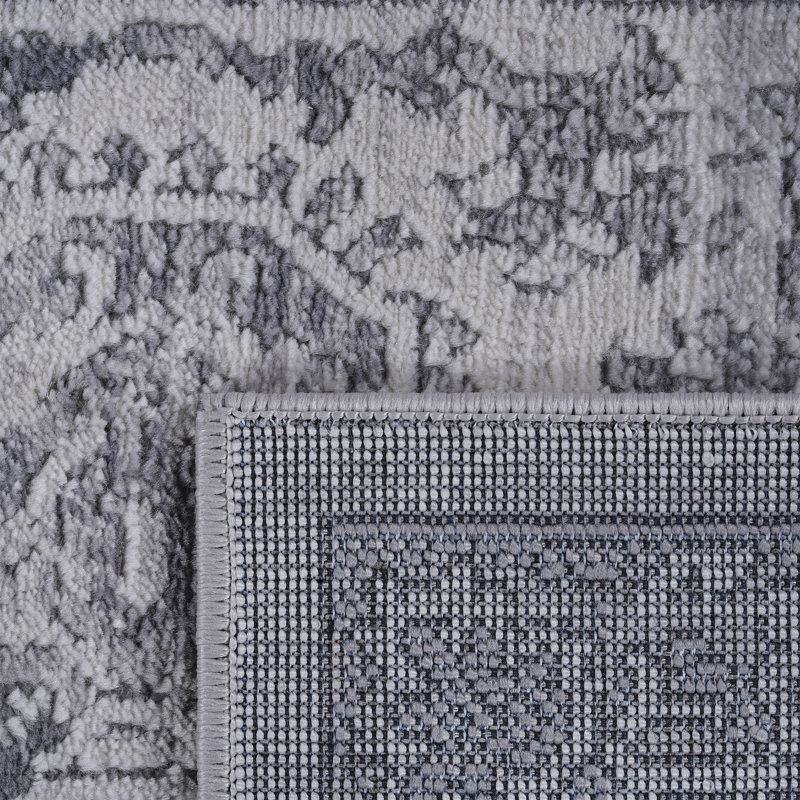 Tapis d'intérieur / extérieur en polyester / polypropylène tressé à la machine Zachais, Tapis de couloir 2 pi 2 po x 8 pi