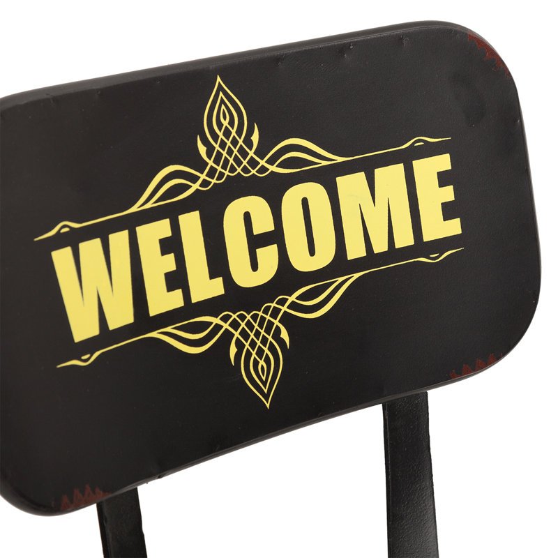 Keiu Counter Stool with Metal Frame