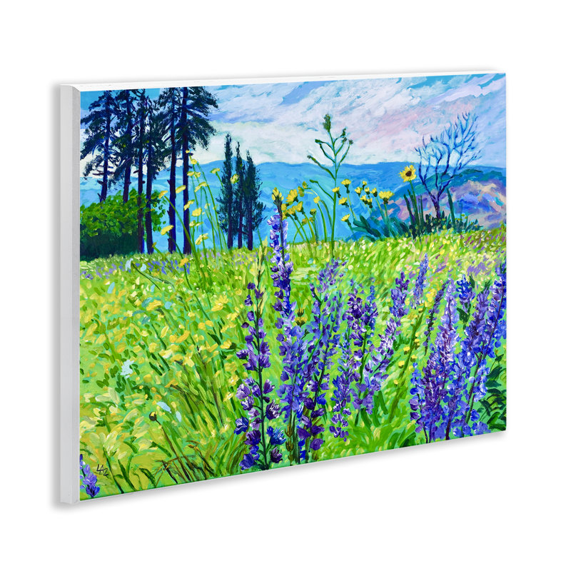 Plaque murale Vibrant Elevation Blooms, design par Lee Ann Zirbes