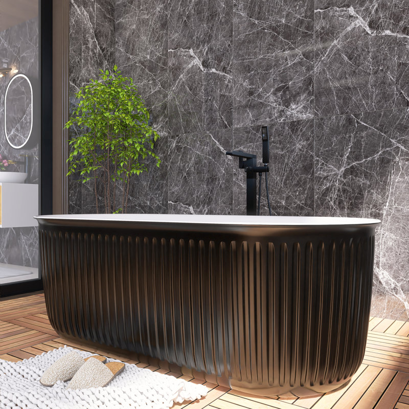 67'' x 31'' Soaking Acrylic Bathtub