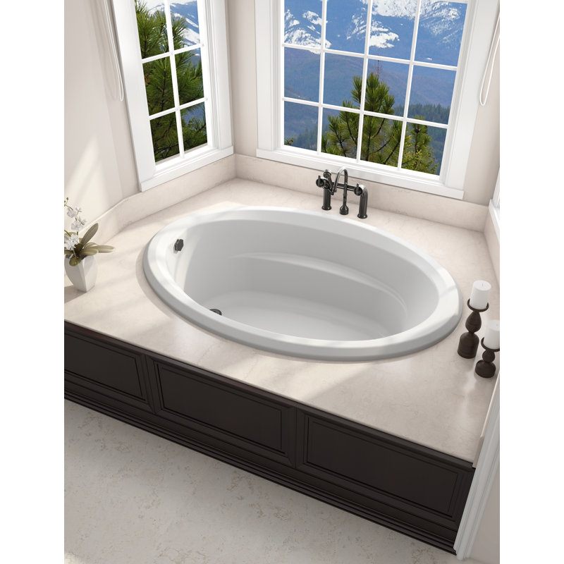 Signature 60" x 42" Drop In Bathtub, Oyster