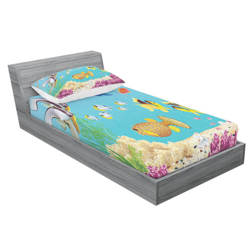 Microfiber Sheet Set, Twin XL Sheet Set with Fitted Sheet