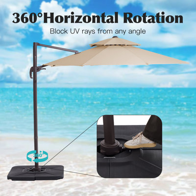 Parasol en porte-à-faux Pulk