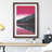 The Pink Forest Angles in Abstract - Picture Frame Graphic Art Print-55763412-55763410
