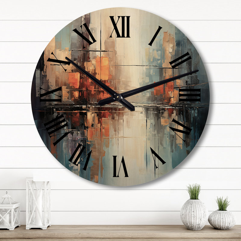 Horloge murale en bois massif Netea, Grand