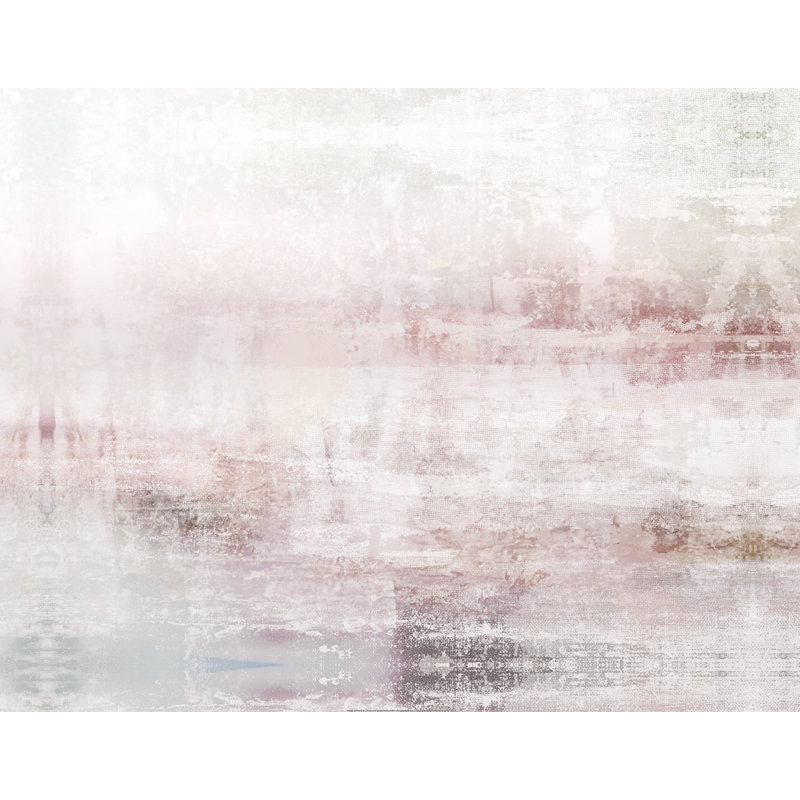 Merlot Blush Abstract - Painting Print, 51cm H x 76cm W x 3.8cm D, Wrapped Canvas