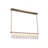 Linear Island Pendant - Legacy Brass