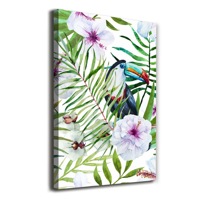 Hawaiian Pattern - Wrapped Canvas Print