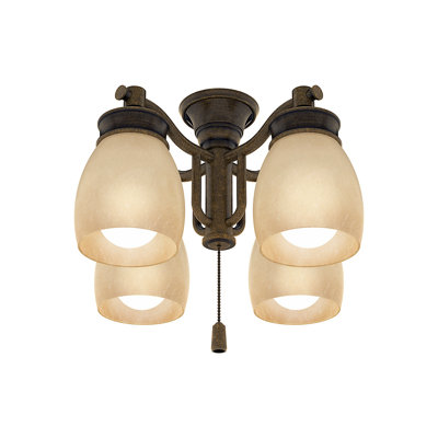 13.6'' 4 - Light Branched Ceiling Fan Light Kit