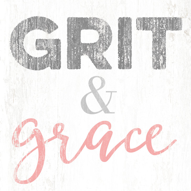Grit And Grace - Wrapped Canvas Print, 30cm H x 30cm W x 3.8cm D