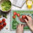 Ambesonne Fruit Cutting Board Large Size Grunge Torn Advertisement Multicolor