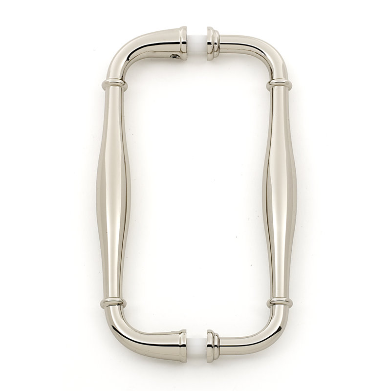 Polished Nickel 6" Arch Cabinet Pull Handle