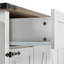 Îlot de cuisine l 53,5 po Durarte, roues verrouillables, abattant-1307734953-1311124410