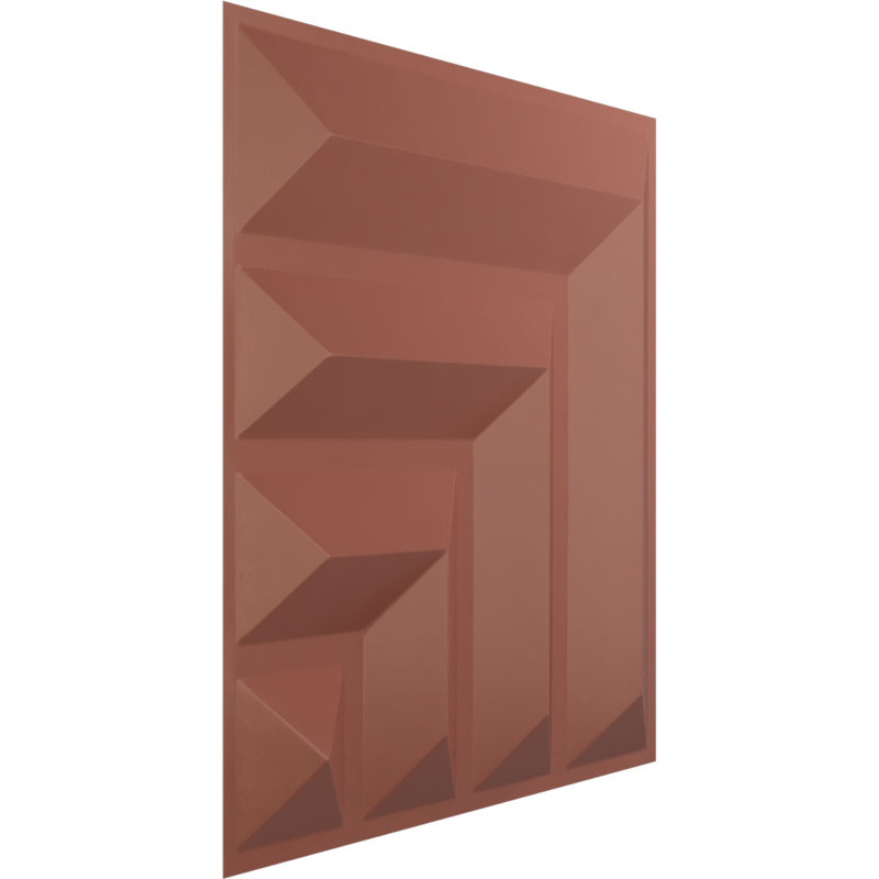 Panneau mural décoratif Bolt EnduraWall 3D, Rose champagne métallique nacré universel