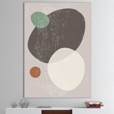 «Minimal Elementary Organic and Geometric Compostions», reproduction d'impression sur toile