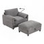 Canapé simple 38 po avec repose-pieds avec rangement-242971716