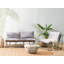 Garden Sofa Set 3 Seater Bessi Metal Green-1546702299