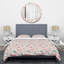 Ensemble de housse de couette en microfibre rose-40701735