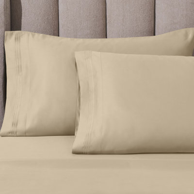Arling 1000 Thread Count Luxury Certified Egyptian Cotton 2 Piece Sateen Pillowcase