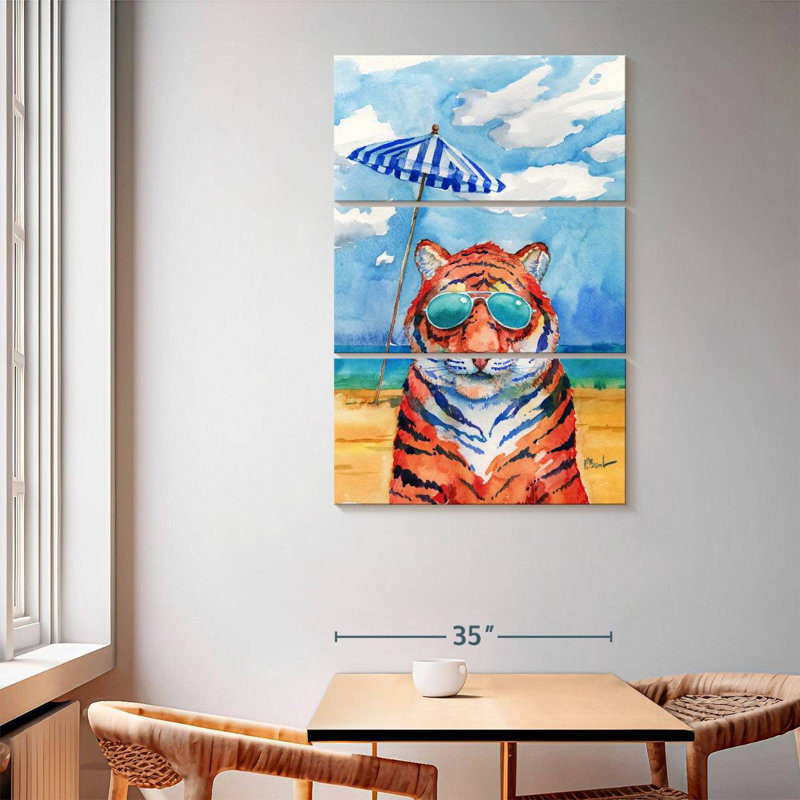Abat-jour Ketti Tiger, H 65 po x l 42 po