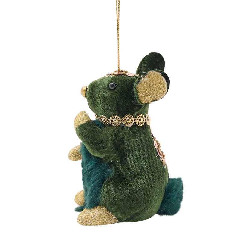 10.3cm Velvet Novelty & Humour Hanging Figurine Ornament