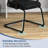 Inbox Zero Office Guest Chair Set Of 10 Conference Reception Chair W/ Lumbar Support & Sled Base